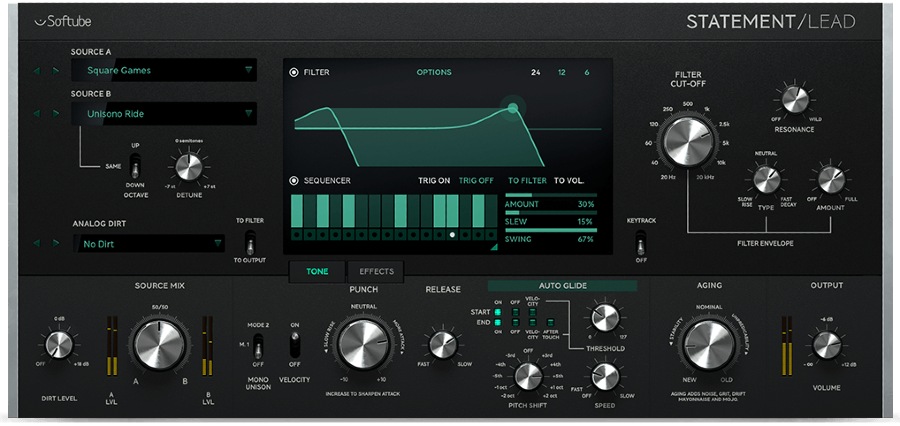 Softube Statement Lead - UI