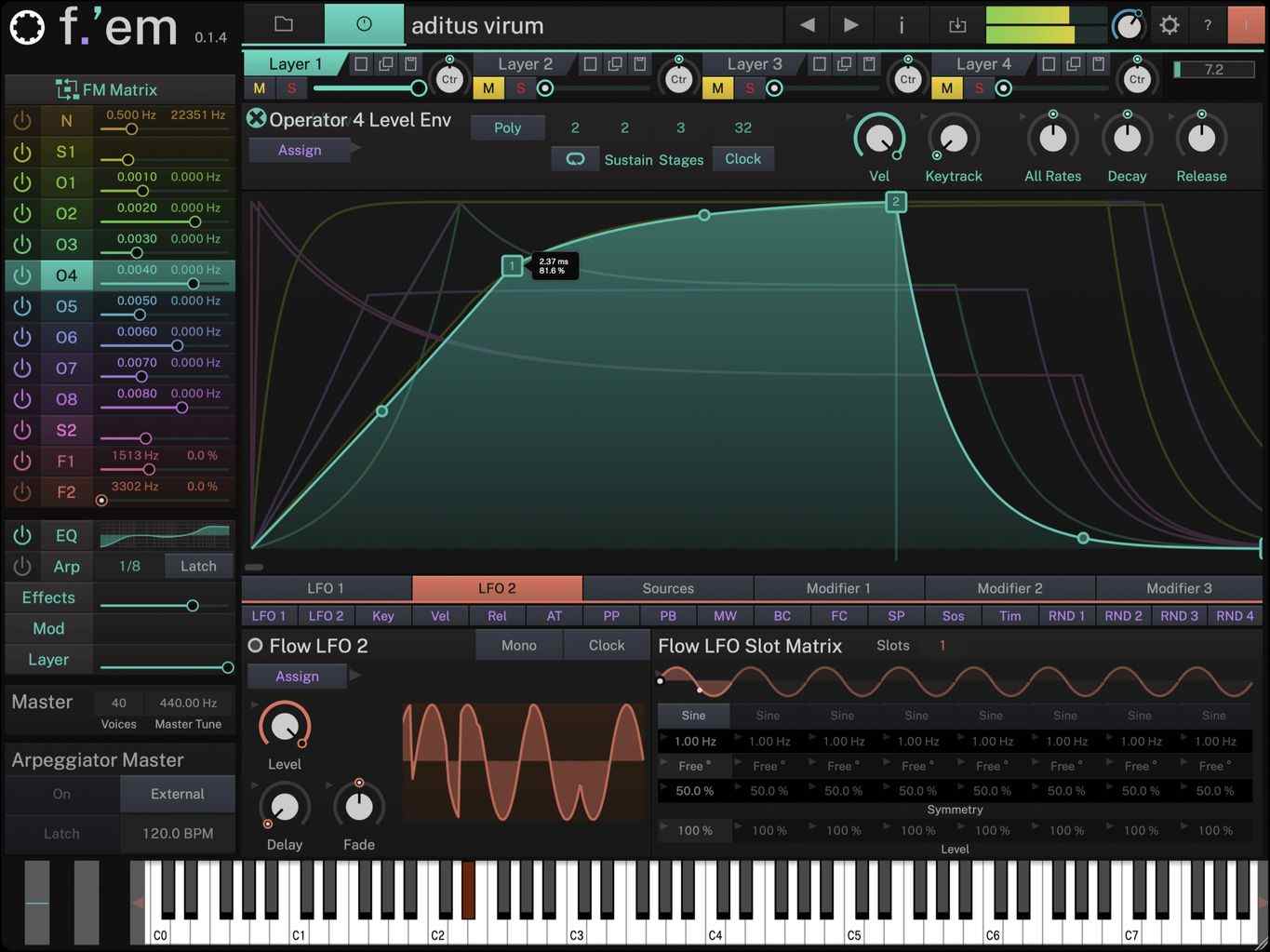 Tracktion F.'em - GUI 3