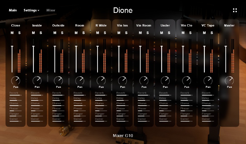 Muze Dione - Mix GUI