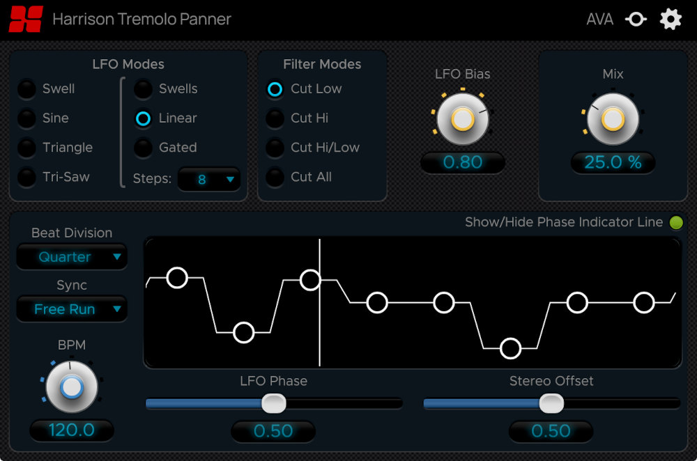 Tremolo Panner - GUI