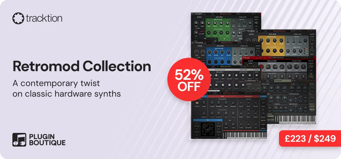 Tracktion Retromod Collection Sale