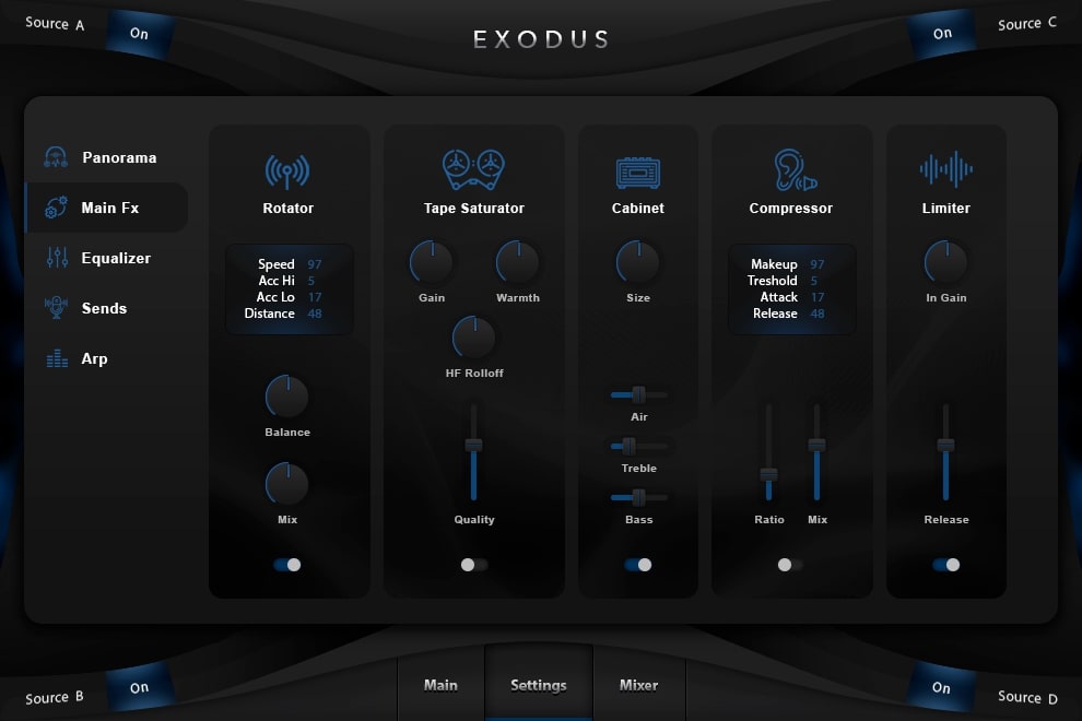 Muze Exodus - Main FX