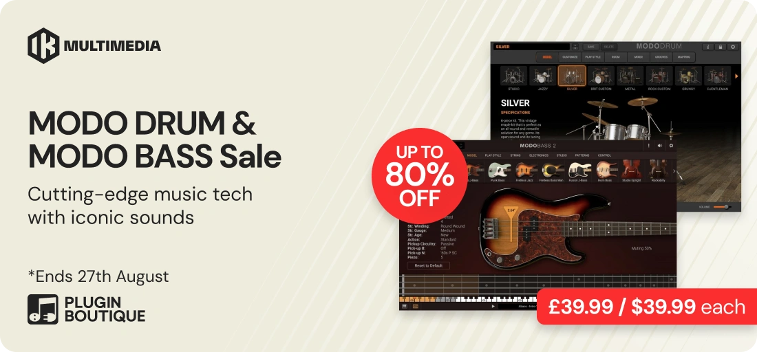 IK Multimedia MODO DRUM & MODO BASS Sale