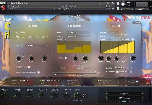 Soundiron Cosmic Hand Pans - GUI 2