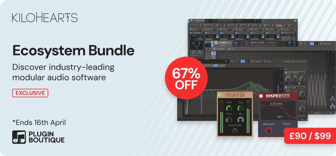 Kilohearts Ecosystem Bundle Sale (Exclusive)
