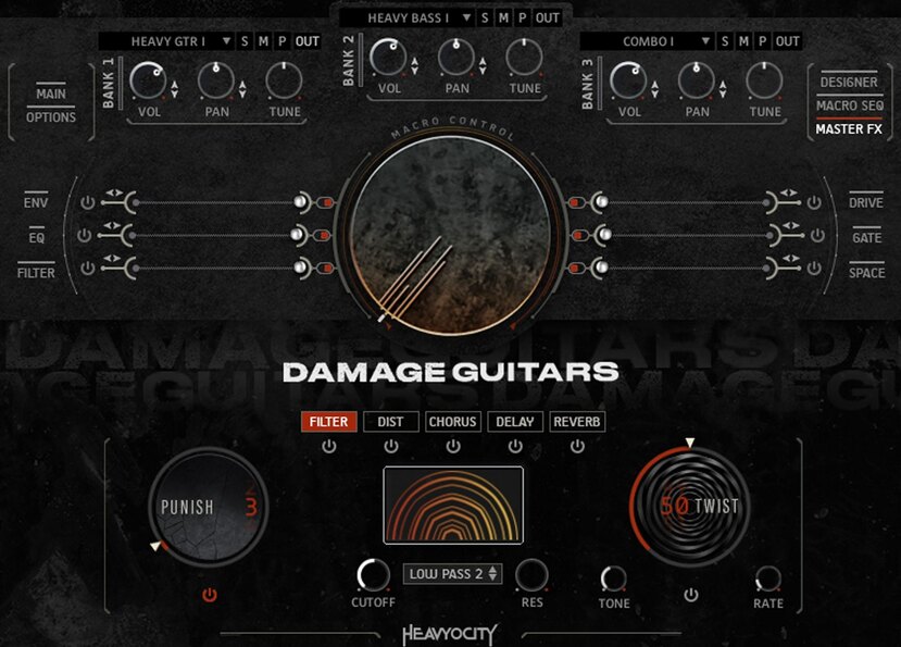 Heavyocity Damage Guitars - UI 2