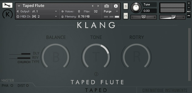 KLANG TAPED: Taped Flute