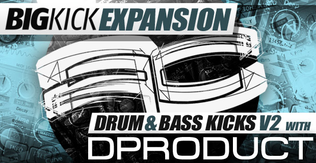 BigKick Expansion V13 - Drum & Bass Kicks V2 with D Product - Main Image