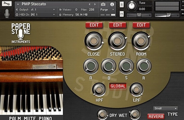 Palm Mute Piano screenshot
