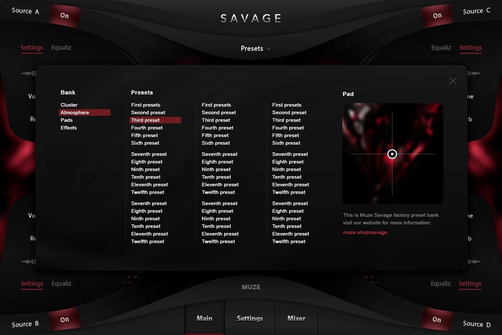 Muze Savage - Presets