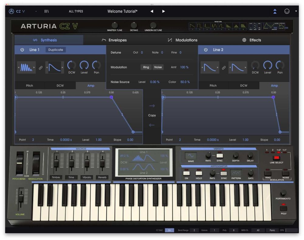 CZ V - User Interface (Synthesis)