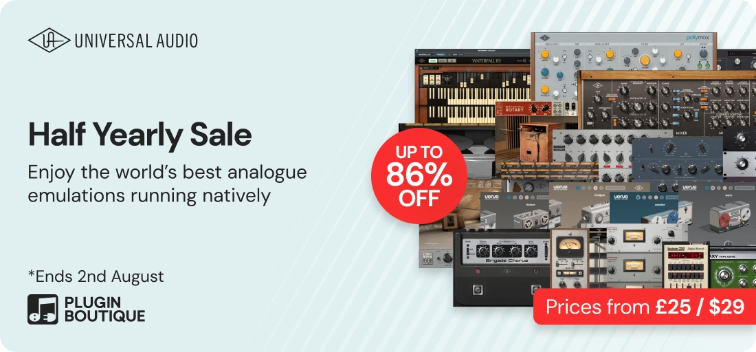 Universal Audio UAD Half Yearly Sale