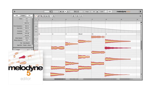 Celemony　Melodyne 5 editor Celemony Melodyne 5 Editor | RSPE Audio Solutions