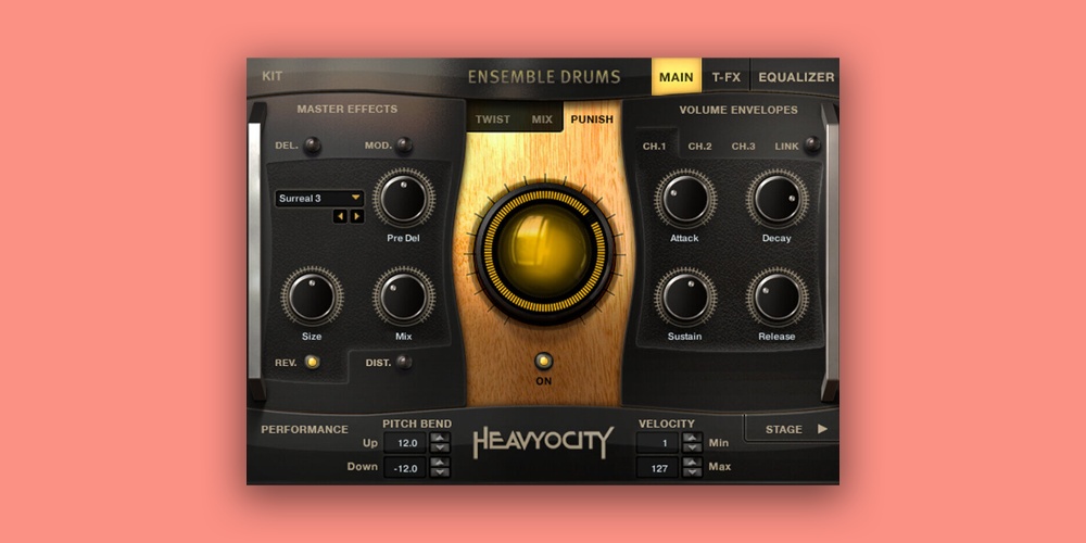 Ensemble Drums Collection User Interface