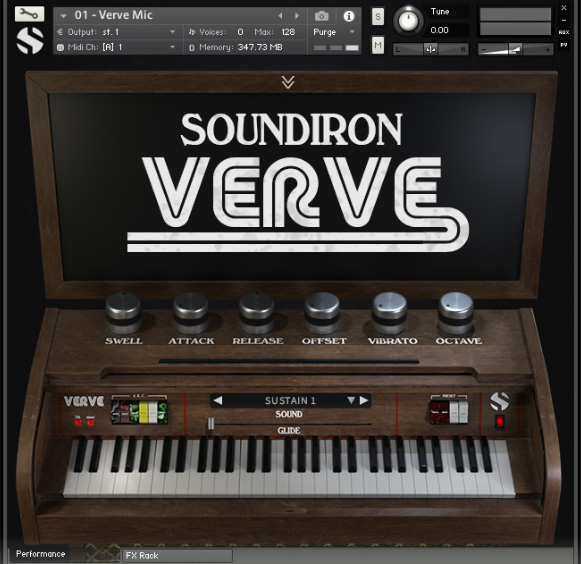 Soundiron Verve - Main GUI