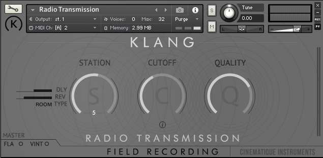 KLANG FIELD RECORDINGS: Radio Transmission - UI