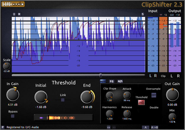 ClipShifter interface