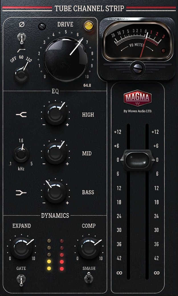 Magma Tube Channel Strip screenshot