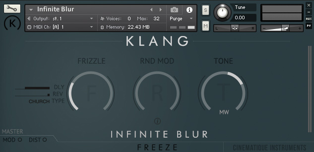 KLANG FREEZE: Infinite Blur