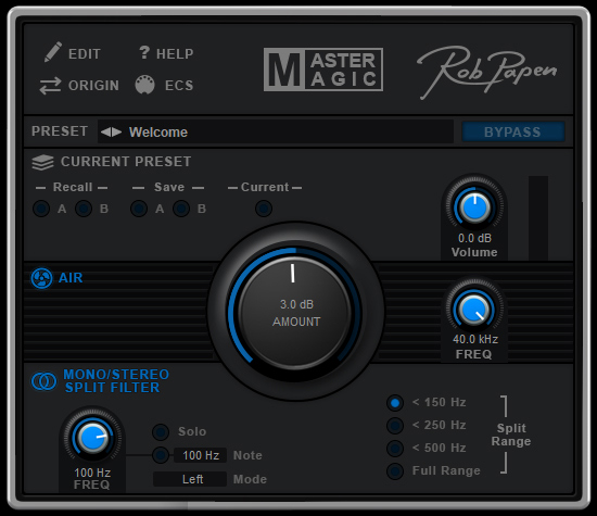 Rob Papen Master Magic - User Interface