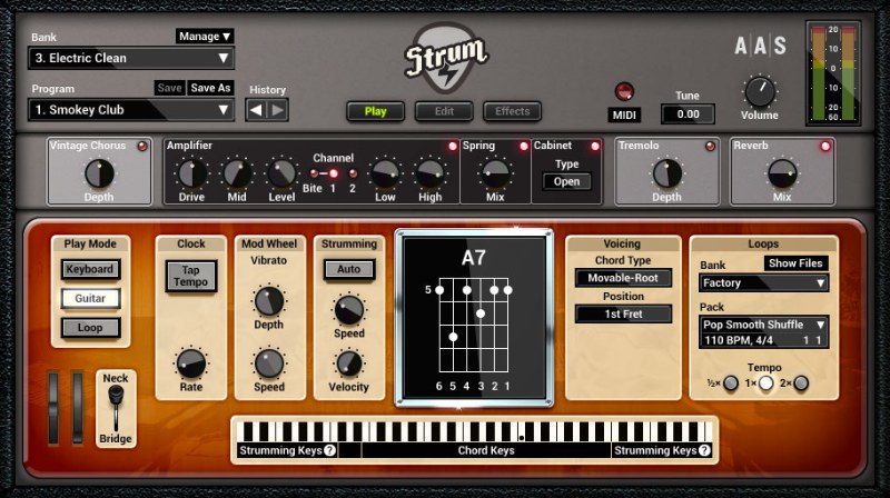 Strum GS-2 Electric UI