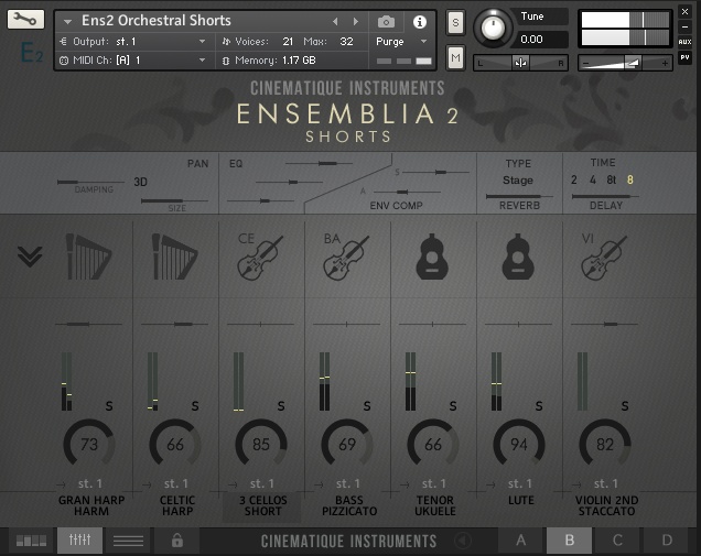 Cinematique Instruments Ens2 Orchestral Shorts