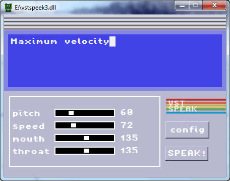 VST Speek screenshot
