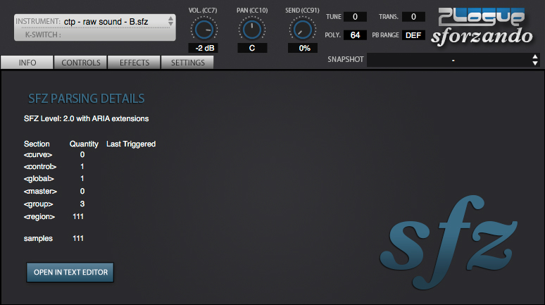Cassette Toy Piano for SFZ Player