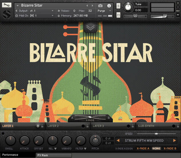 Bizarre Sitar - UI 1