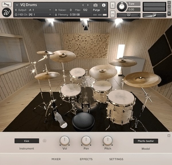 VQ Drums - Main UI