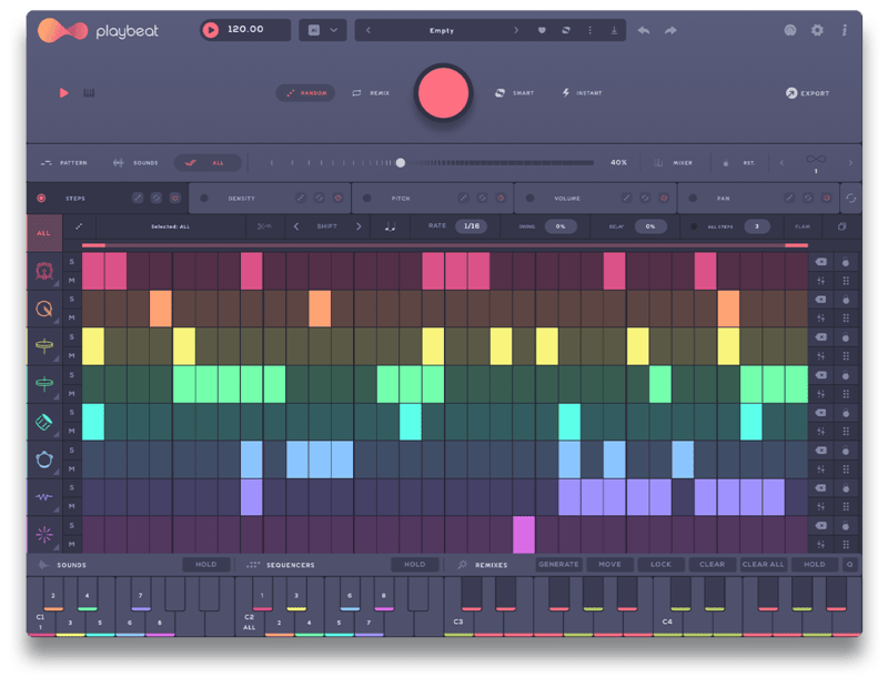 Playbeat 4 - Main Page