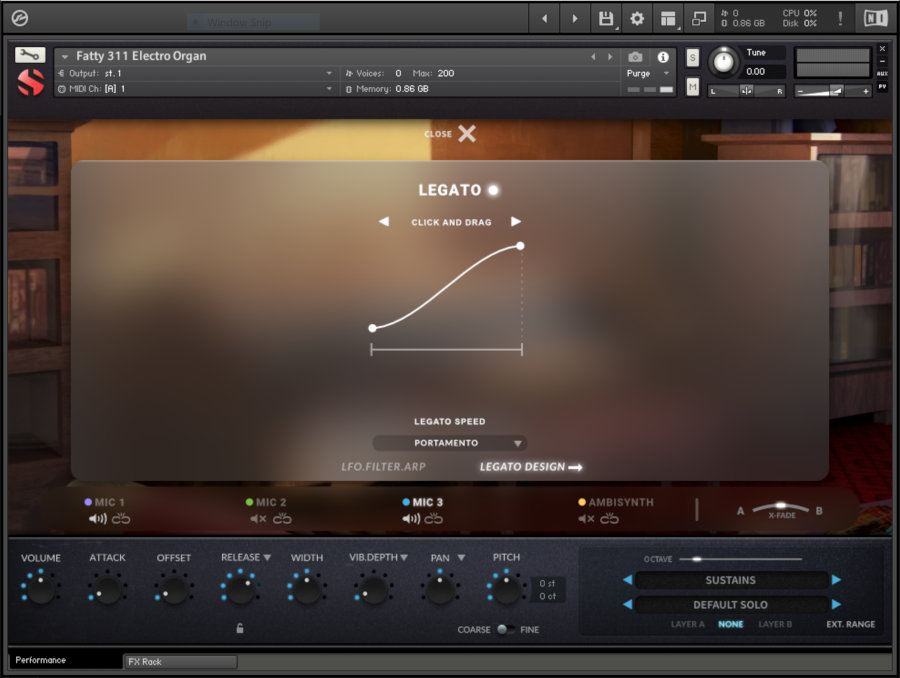 Soundiron Fatty 311 - Legato UI