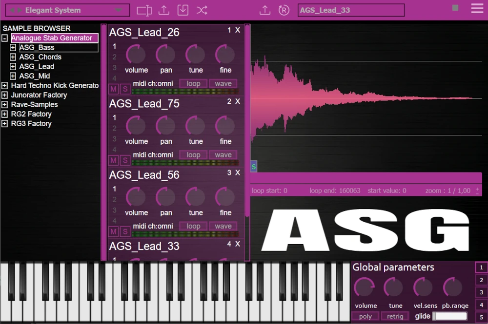 Analogue Stab Generator - GUI
