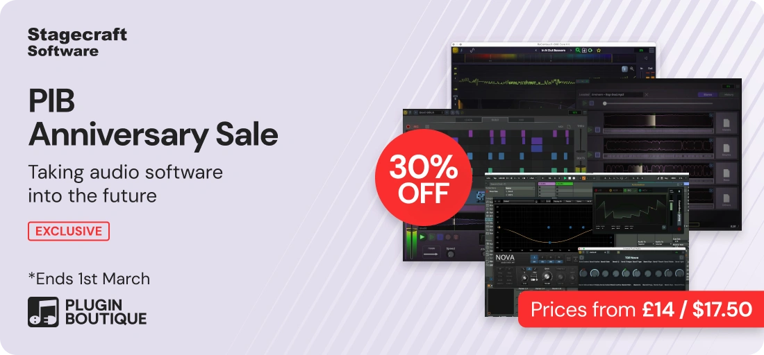 Stagecraft Software PiB Anniversary Sale
