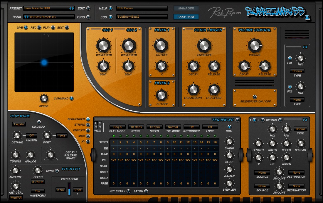 SubBoomBass 2 User Interface (Easy Page Window)