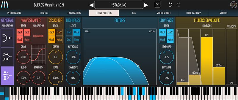 BLEASS Megalit - Drive/Filters