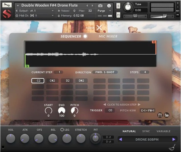 Drone flutes - UI 4 pluginboutique