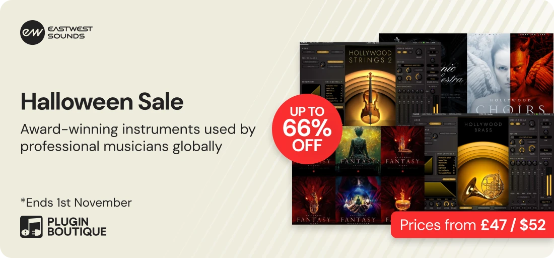 EastWest Sounds Halloween Sale