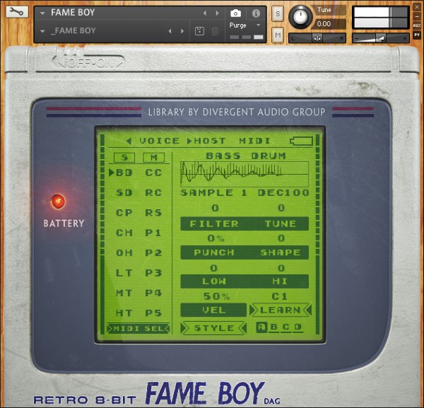 Divergent Audio Group - Fameboy - UI 04