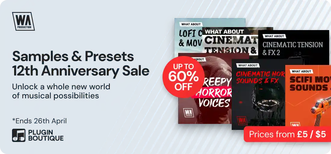 W.A. Production Samples and Presets 12th Anniversary Sale