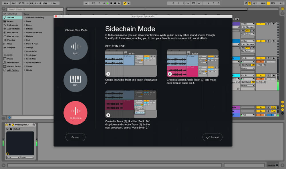 VocalSynth 2 - SideChain Mode