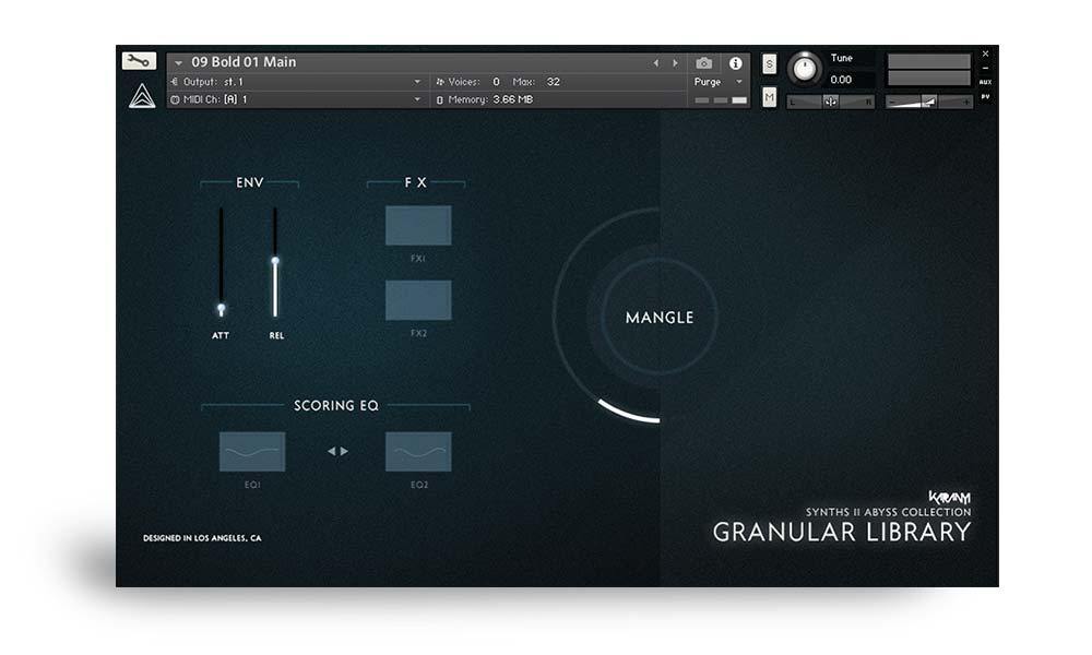 Synths II Abyss - User Interface 2