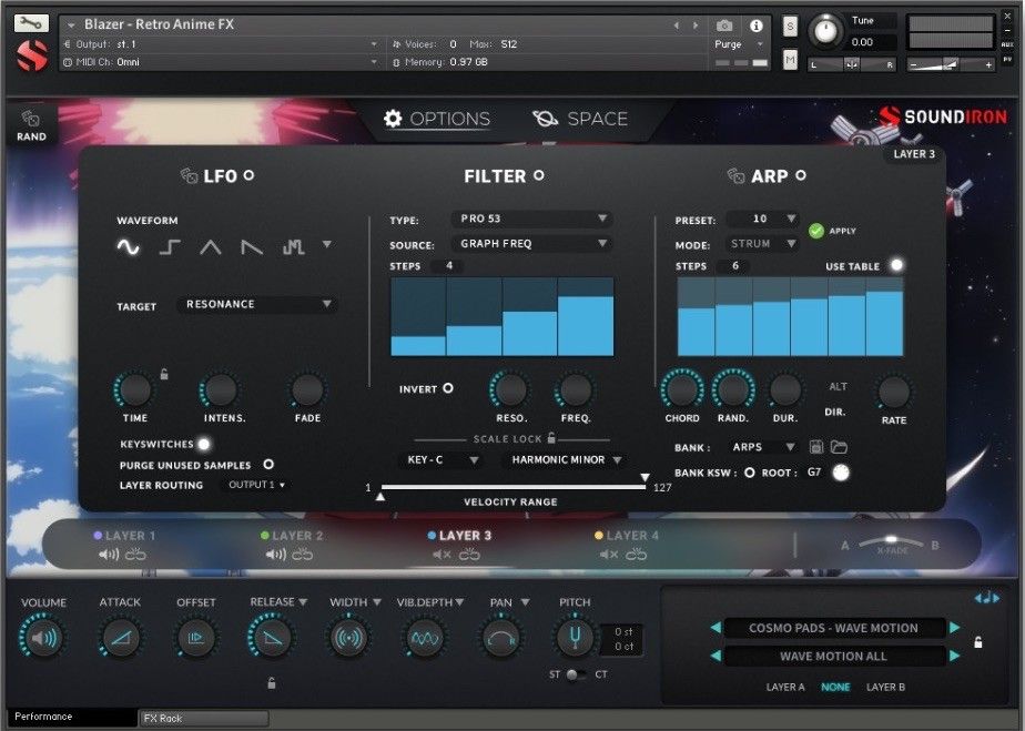 Blazer Retro Anime FX - UI 4