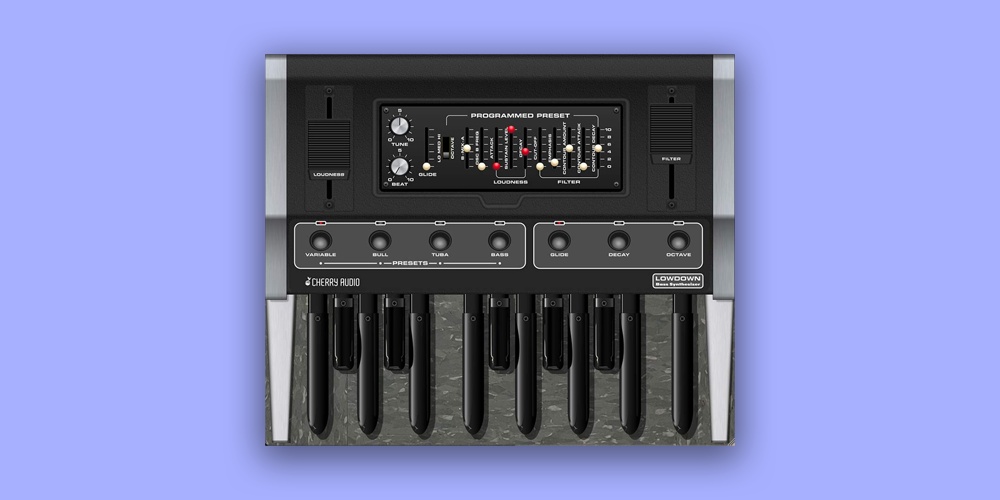 Cherry Audio Lowdown - Main UI