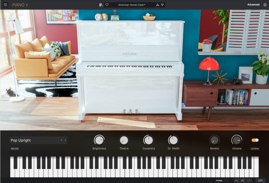 Arturia Piano V3 - Pop Upright UI