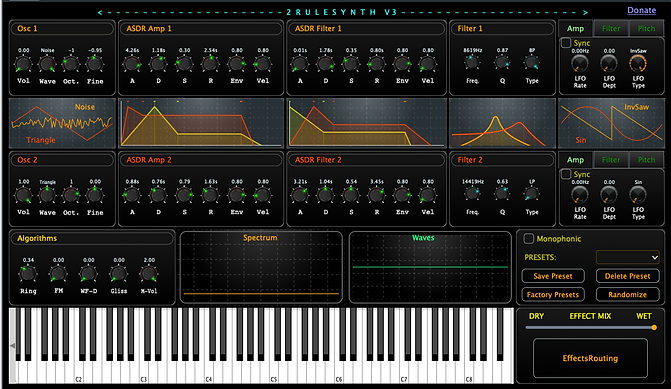 2Rule 2Synth V3 - GUI