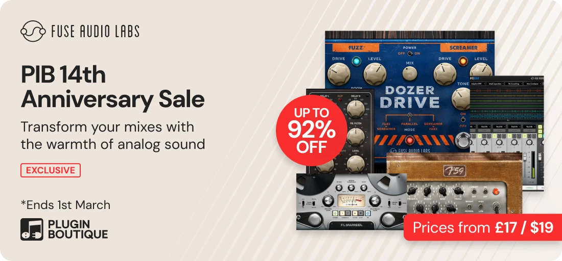 Fuse Audio Labs PIB 14th Anniversary Sale (Exclusive)