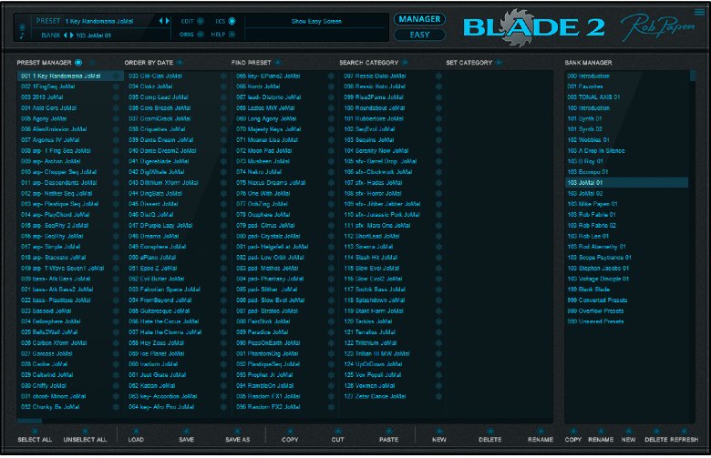 Blade 2 - Presets