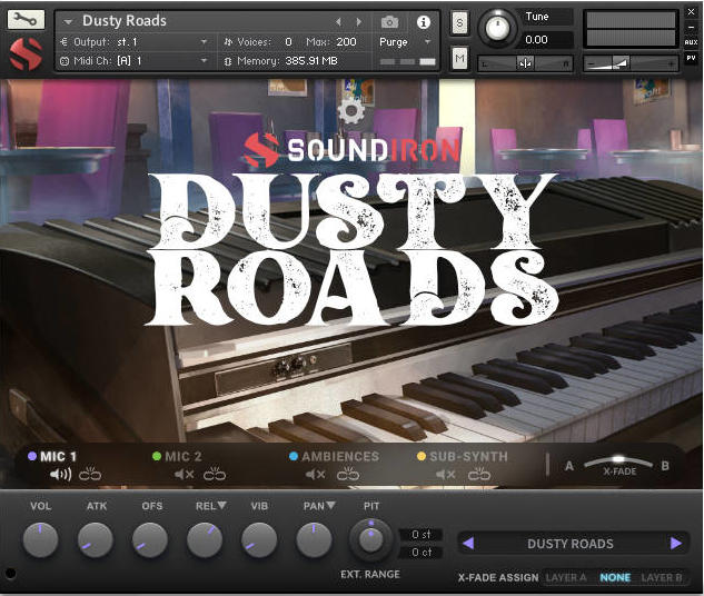 Soundiron Dusty Roads GUI