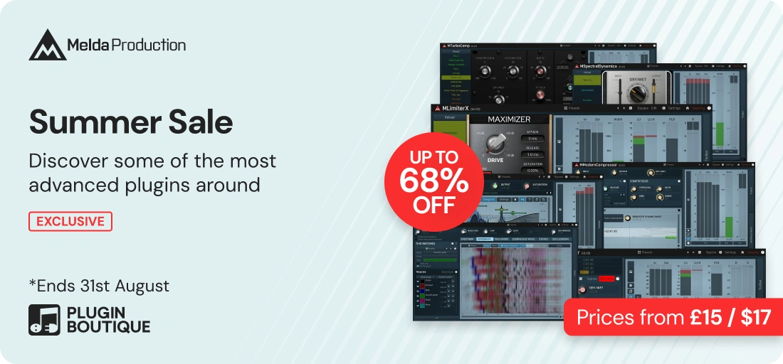 MeldaProduction Summer Sale (Exclusive)